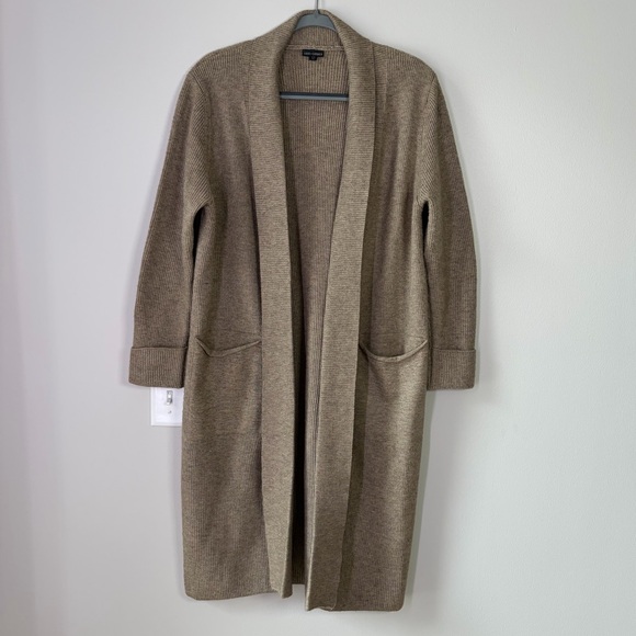 Coco + Carmen Sweaters - Coco + Carmen Long Line Open Cardigan Size S/M